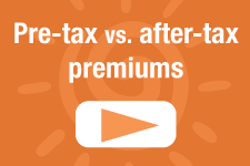 Pretax versus after tax premiums video