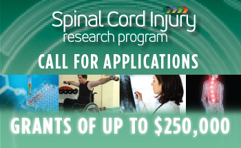 Accepting applications for Spinal Cord Injury Research Program