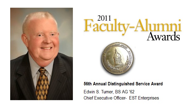 CAFNR’s Edwin S. Turner Honored for Distinguished Service by MU Alumni Association