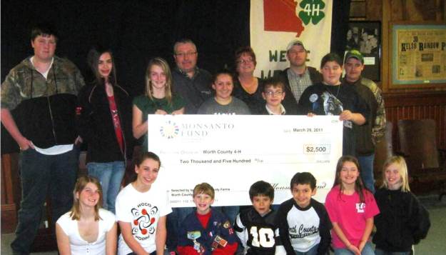 Worth Co. Farmer Wins $2,500 for Worth County 4-H
