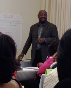 SDSBD Director Daryl Hodnett participates in a supplier diversity work session for Diversity Information Resources, Inc.(DIR)