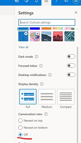 settings webmail