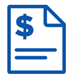icon depicting an invoice