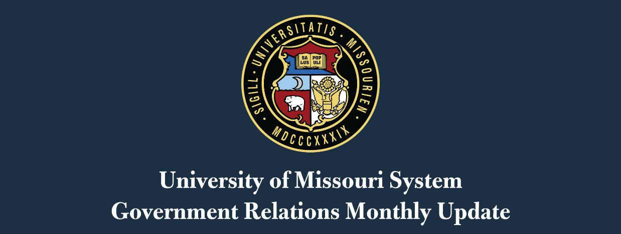 Government Relations Monthly Update