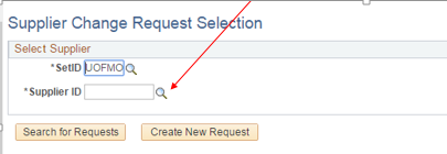 Supplier Production - Search screenshot