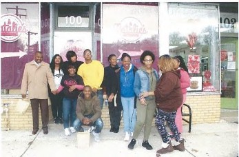 A group of students posing for a photo