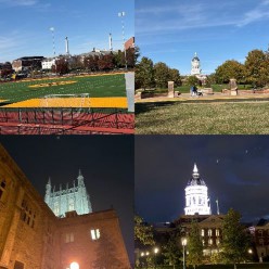 A collage of photos from around the Mizzou campus