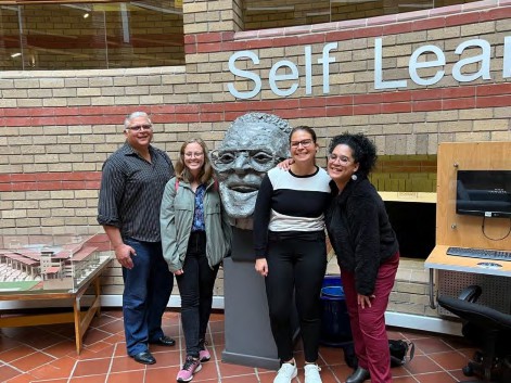 Abraham Hamman, Abby Blenk, Katina Bitsicas and Cherith Sange