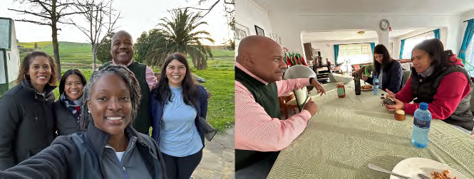 Marvin Carolina Jr. pictured with friends and colleagues.