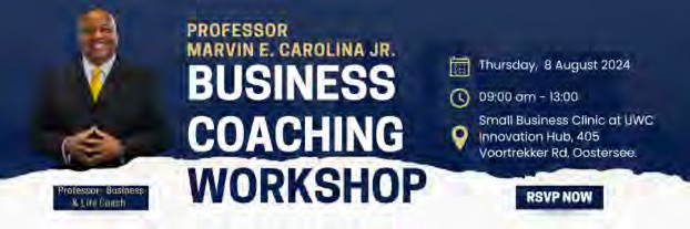  Marvin Carolina Jr.'s flyer for Business Coaching Workshop