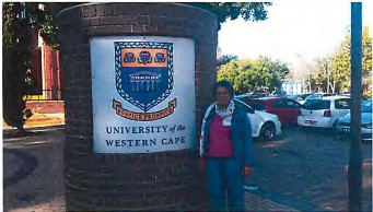 Pictured at the University of Western Cape