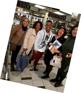 Johan pictured with a group.