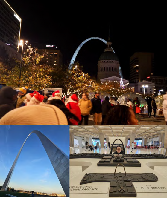 Visit to the Gateway Arch in St. Louis, Missouri.