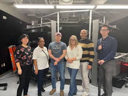 A technology demonstration session