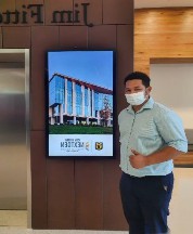 At the opening of the NextGen Precision Medicine Institute opening.