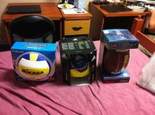 A group of sport supplies