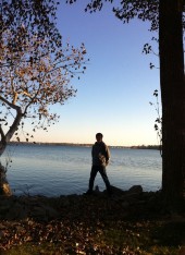 The lake house view in Springfield, IL