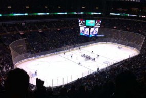 Attending a Blues hockey game
