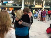 Arriving at Camp Town International Airport