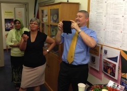 Other staff at the International Exchange