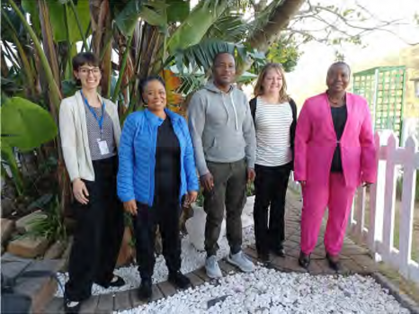 Meeting with Dr. Busi Mandleni from Mangosuthu University of Technology to discuss future NLASA trainings in Durban, SA