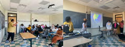 Dr. Makhetha Guest Lecturing in Dr. Landor’s undergraduate course