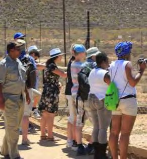 Pictured at the Aquila Game Reserve