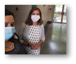 Dr Pedro and Prof Andresa in the Psychology Department of UWC