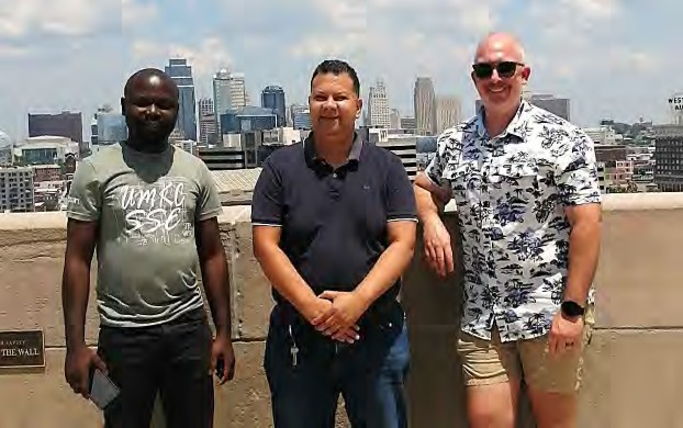 An outdoor excursion with Bent, Kevern and Ntsa