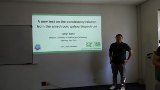 Saito’s seminar talk at Maartens’s group.