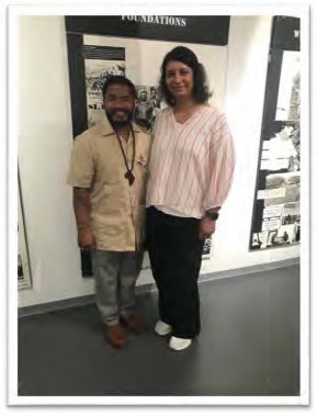 Pictured: Dr. Jason Vasser-Elong and Dr. Melanie Luckay