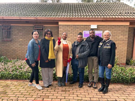 Astrid Villamil, Maria Van Staden, Limpho Makapela, Fikile Vilakazi, Scotti Branton, and Maria Claassen.