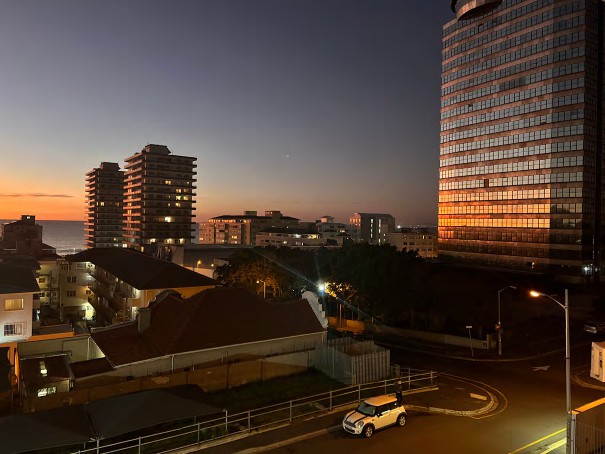 A view of Cape Town at night