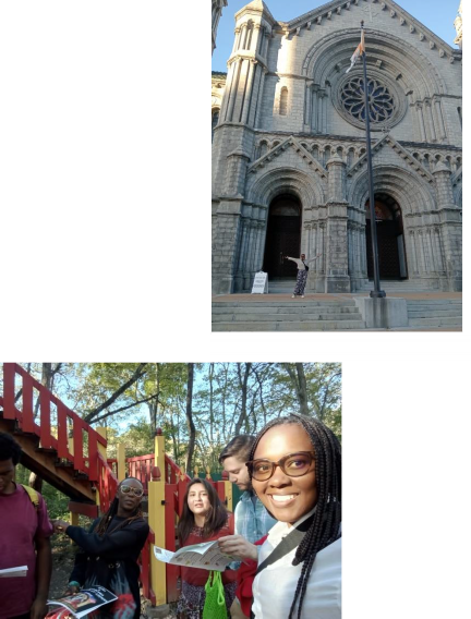 Zoleka at the Cathedral Basilica of St. Louis