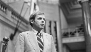 Missouri State Senator Wayne Goode, in black and white