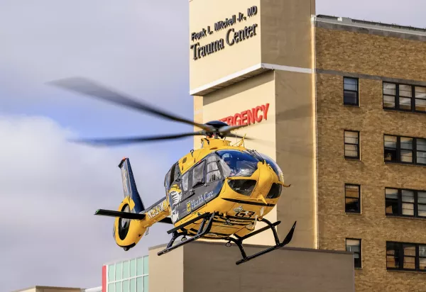 MUHC trauma helicopter