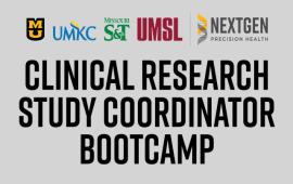 Text graphic for Clinical Research Study Coordinator Bootcamp