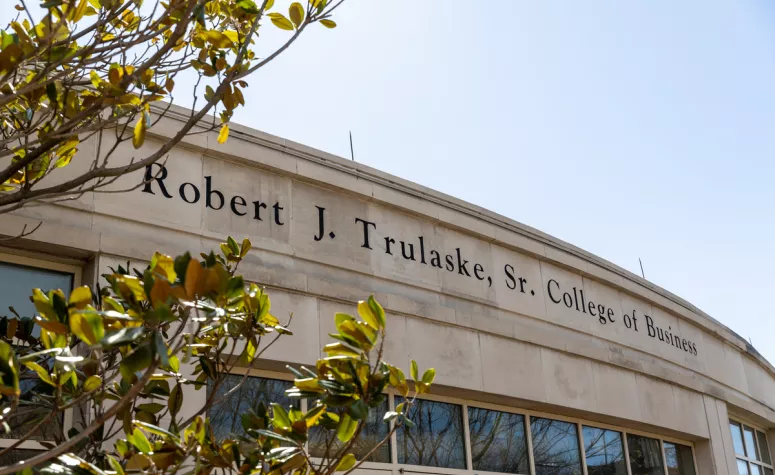 Exterior of Cornell Hall, home of the Trulaske Business College