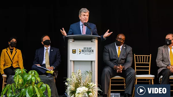 Roy Blunt at Grand Opening