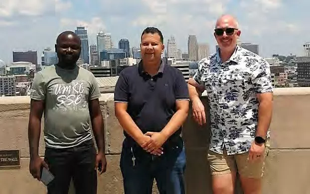 An outdoor excursion with Bent, Kevern and Ntsa