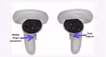 Grab button that are used on this VR simulation