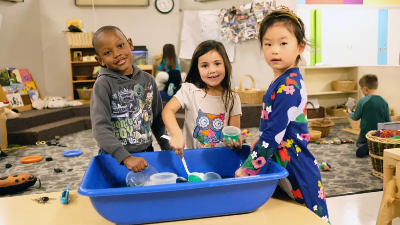 Students at UMKC’s Berkley Child and Family Development Center, at UMSL’s University Child Development Center and at MU’s Adventure Club.